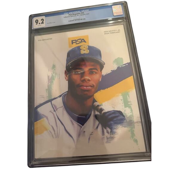 PSA Magazine #26 Collectors Universe February 2024 Ken Griffey Jr Cover CGC 9.2 - Picture 1 of 5